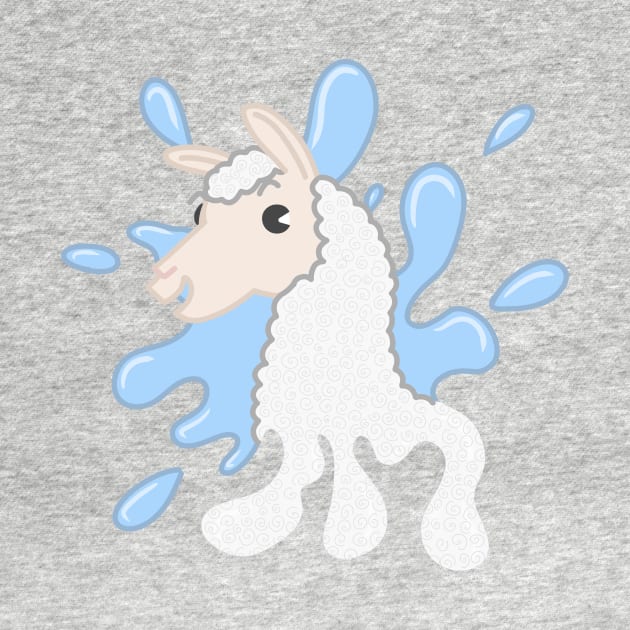 Water llama by Jamtastic